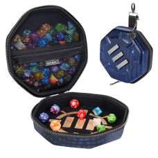ENHANCE Collector's Edition DnD Dice Tray for up to 150 Dice (Dragon Blue) - Dragon Blue
