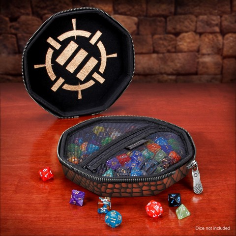 ENHANCE Collector's Edition DnD Dice Tray for up to 150 Dice (Dragon Brown) - Dragon Brown
