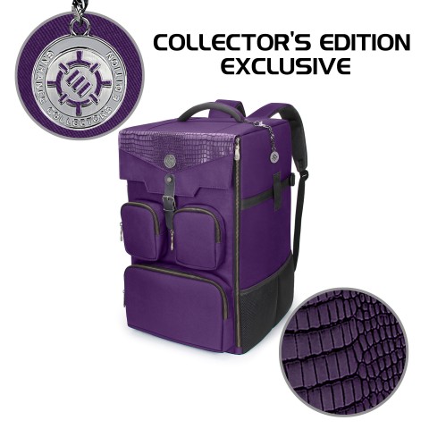 ENHANCE Collector's Edition Board Game Backpack - Game Storage (Dragon Purple) - Dragon Purple