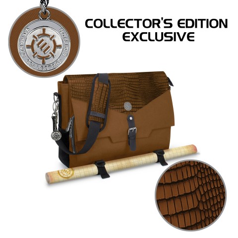 ENHANCE RPG Player's Messenger DnD Bag Collector's Edition (Dragon Brown) - Dragon Brown